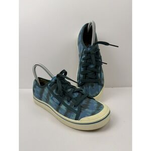 Keen Elsa V Sea Moss Blue Green Tie Dye Women's 7.5 Low Top Lace Up Sneakers